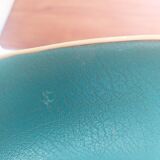 pair of green bridge armchairs