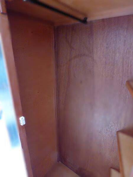 Compact wardrobe by the brand Lebus, from the 1960s.