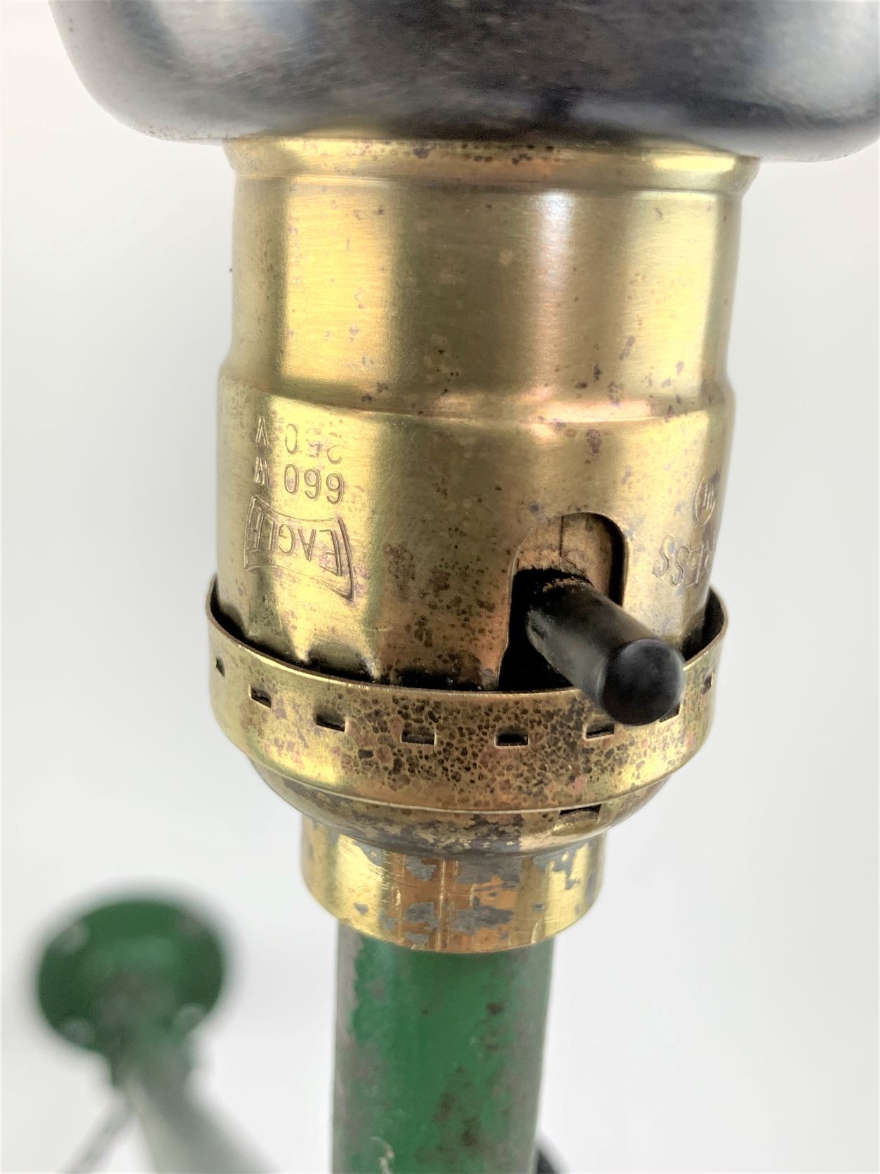 Ajusco adjustable fixture co milwaukee wis old american lamp brand ajusco 1930