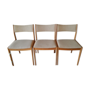 lot de 3 chaises scandinave