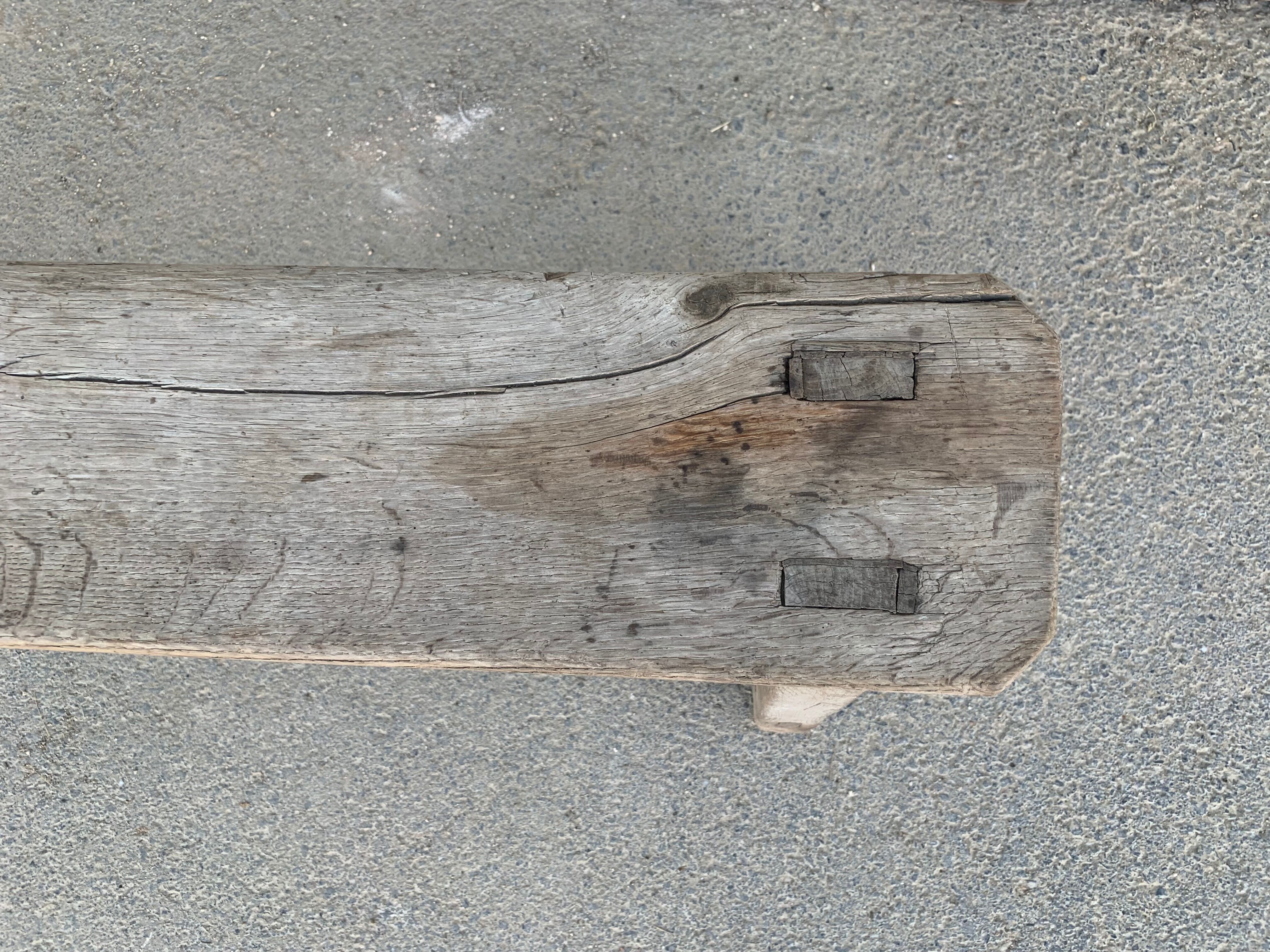 Antique wooden bench