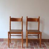 Pair of rustic chairs