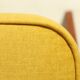 Scandinavian fauteuil jaune rétro  1970 milieu de siècle modern design chaise de salon