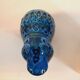 Vintage hippo statue, design Aldo Londi for Bitossi, Rimini blue series.