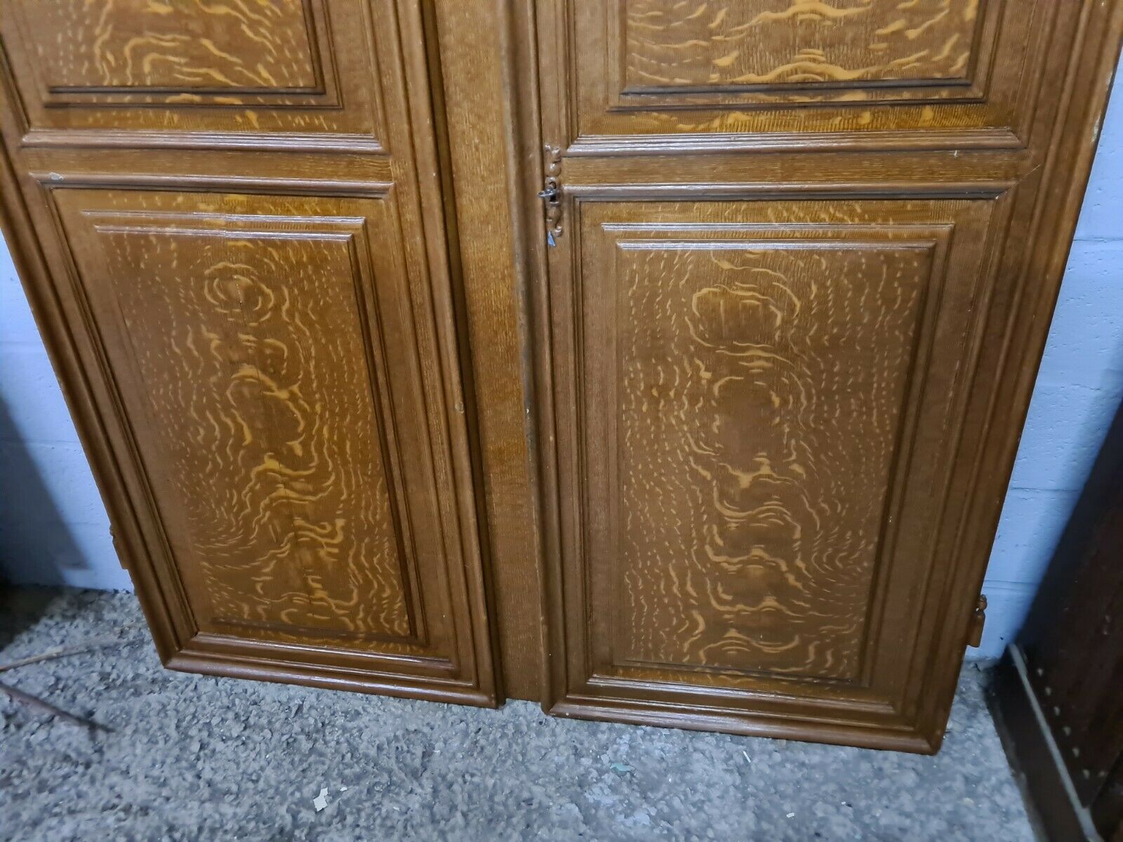 Pair of oak doors