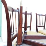 Set of 6 chairs vintage 60 feet fuseles