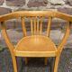 Viennese curved wood desk chair style fischel thonet 1950