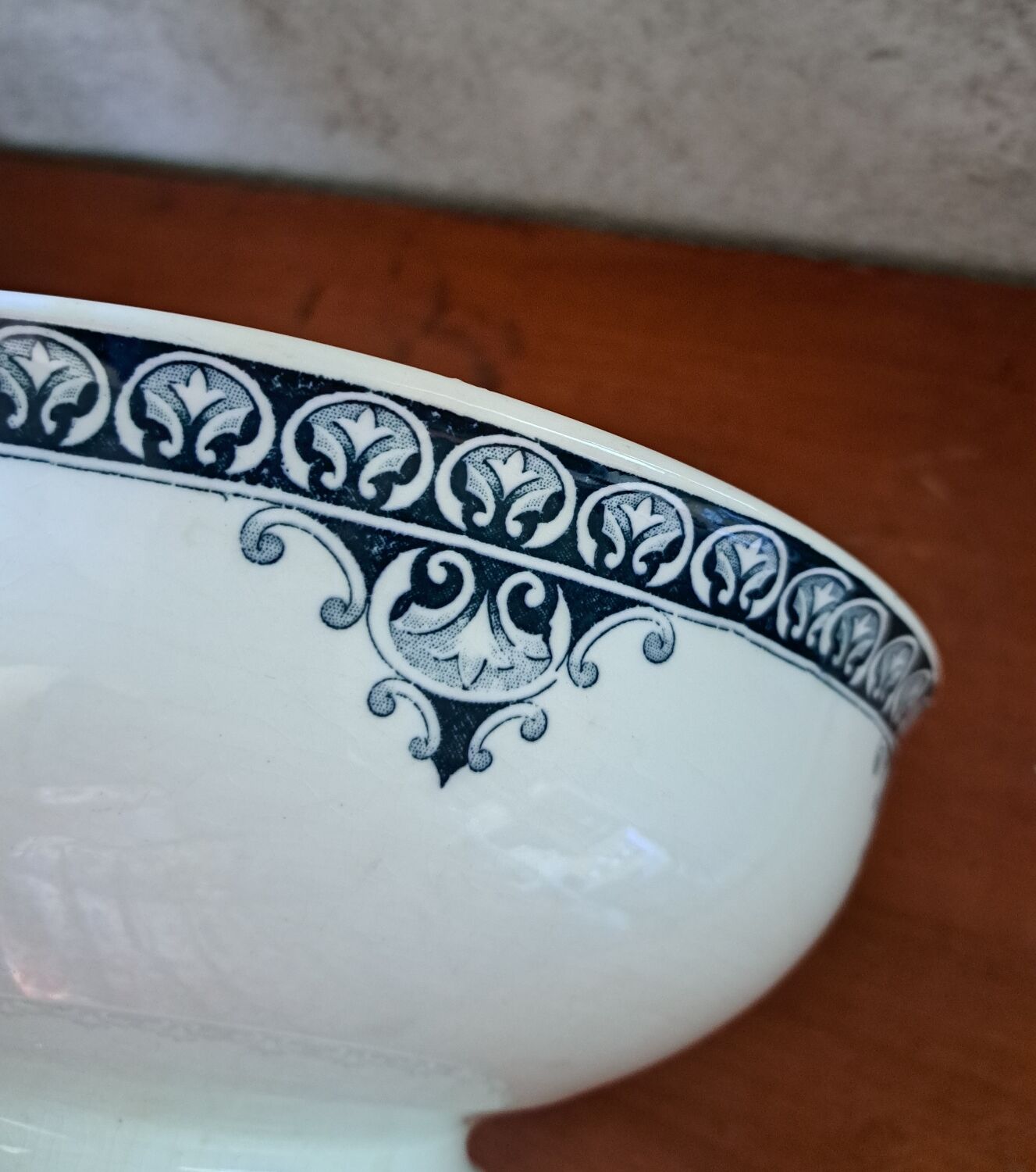 Iron earth salad bowl Adrianople model