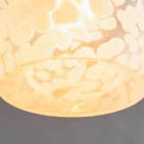 Lampe suspendue en verre tchécoslovaque, années 1970