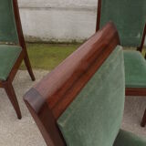 6 chairs  Gaston fish art deco 1930/1940