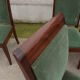 6 chaises aca​jou Gaston Poisson art déco 1930/1940