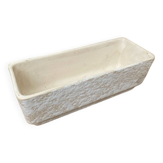 Antique vetter cactus pot white beige ceramic w. germany vintage
