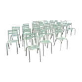 30 vintage art-prod metal terrace chairs