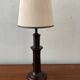 Vintage enamelled ceramic lamp