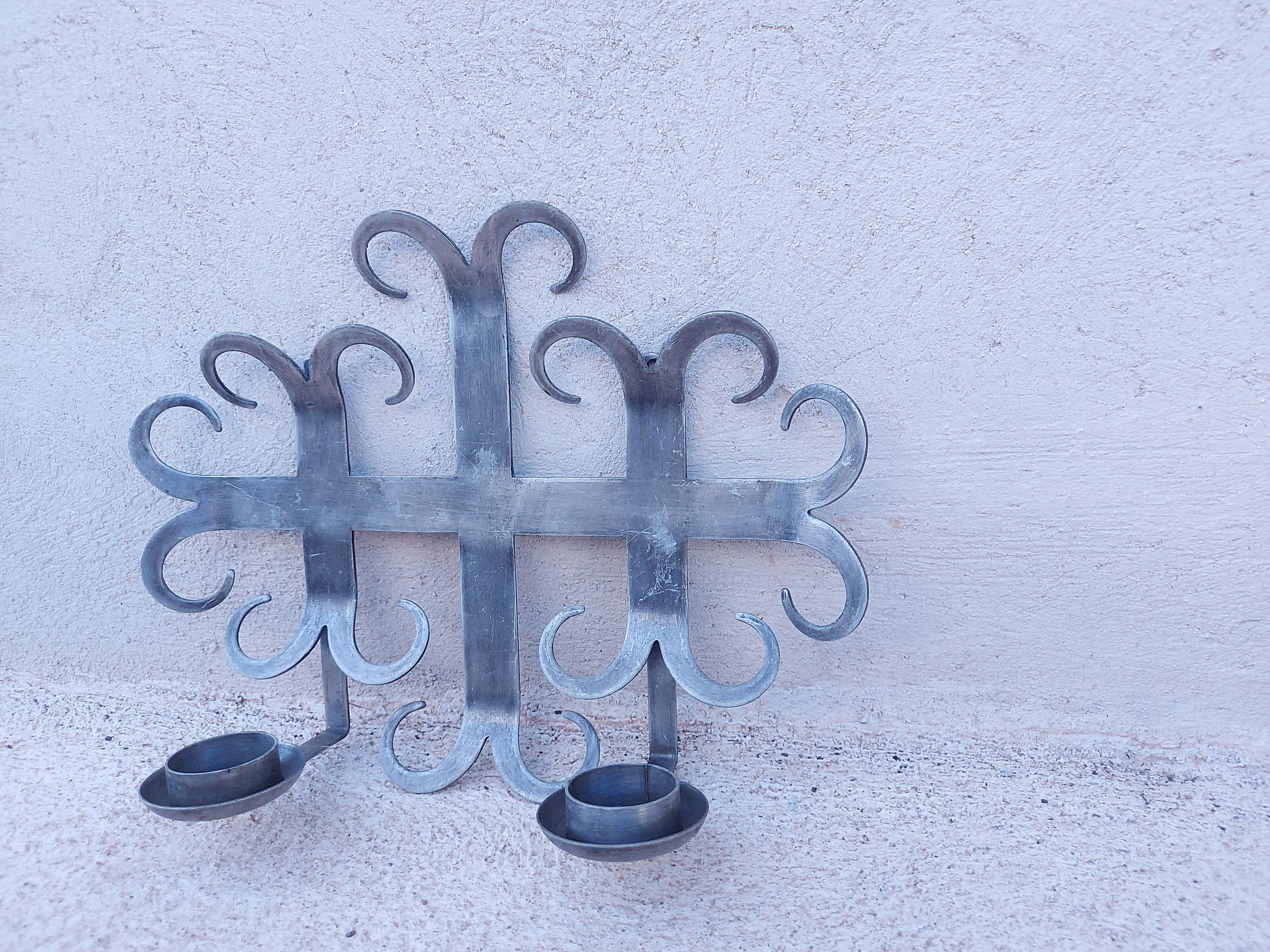 Vintage Scandinavian candle holder, Sweden town of Eskiltuna
