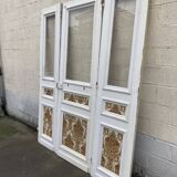 Series of three glass doors
