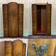 Wardrobe English art deco wardrobe in walnut magnifying glass