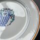 6 dessert plates, model 1930, boch la louvière