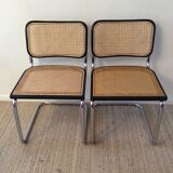 Pair of chairs Marcel Breuer Cesca B32