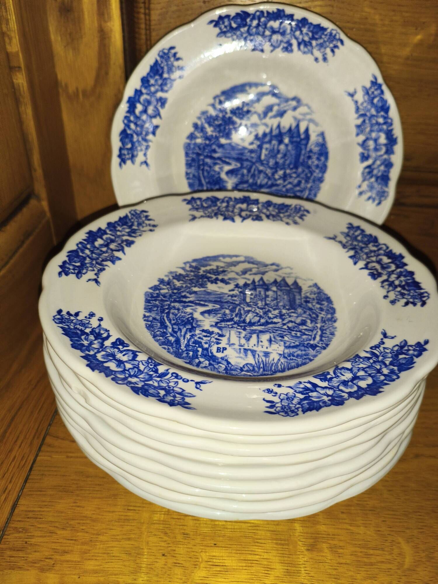 Vintage 1970s BP advertising plate