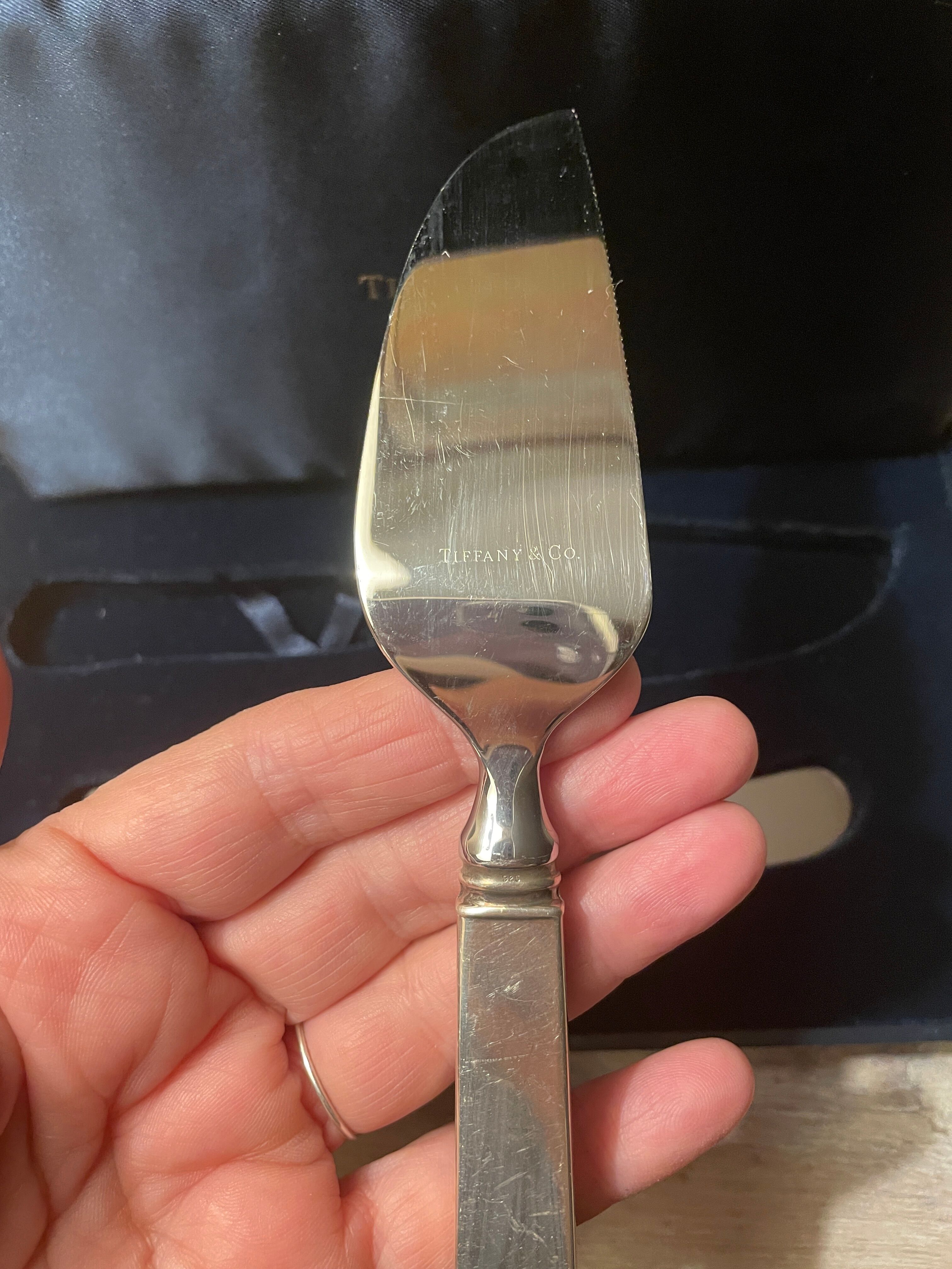 Tiffany and Co cheese serving knives