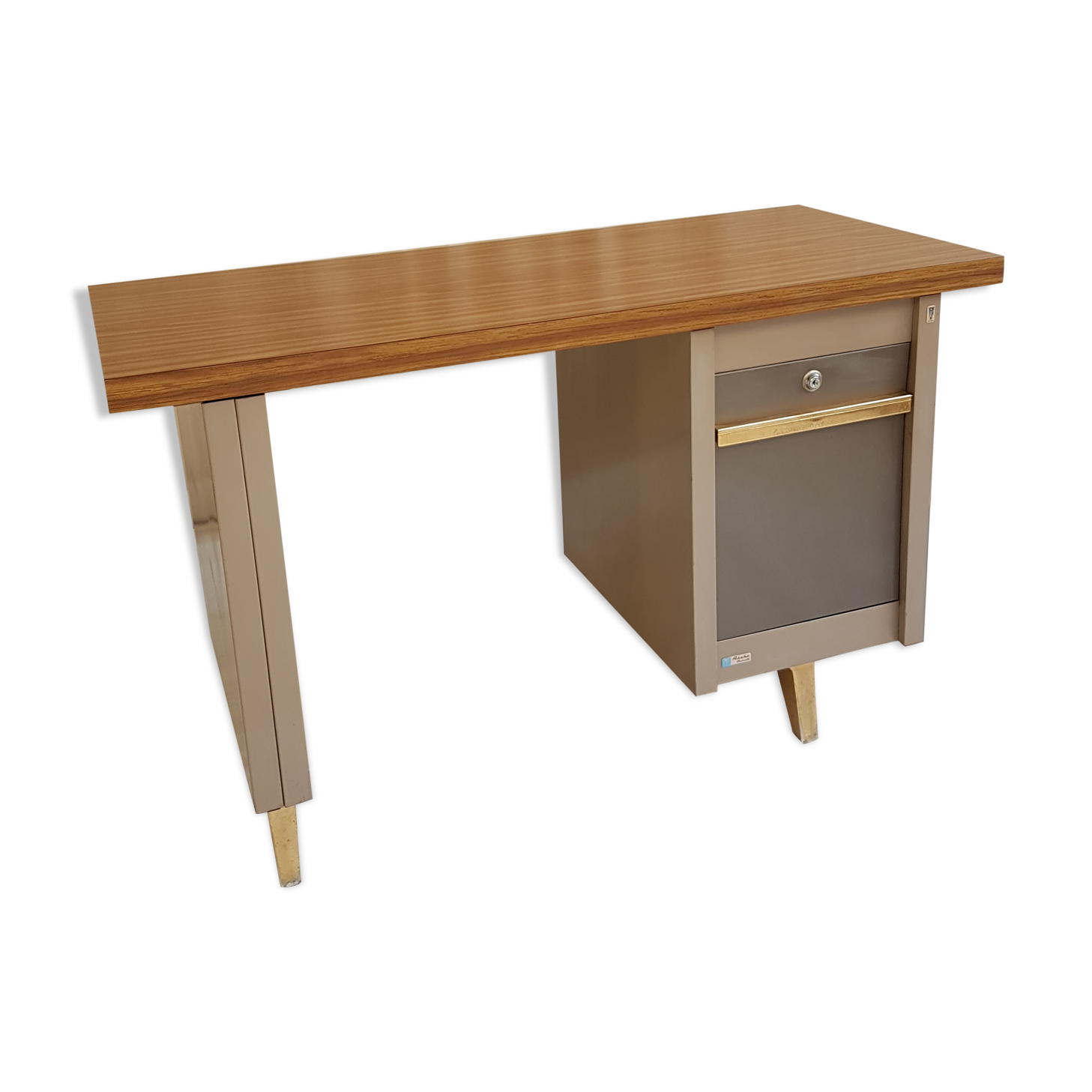 Metal desk vintage 60s