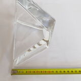 Empty Cup Pocket triangular glass signed