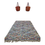 Handmade wool Berber rug 250x151m