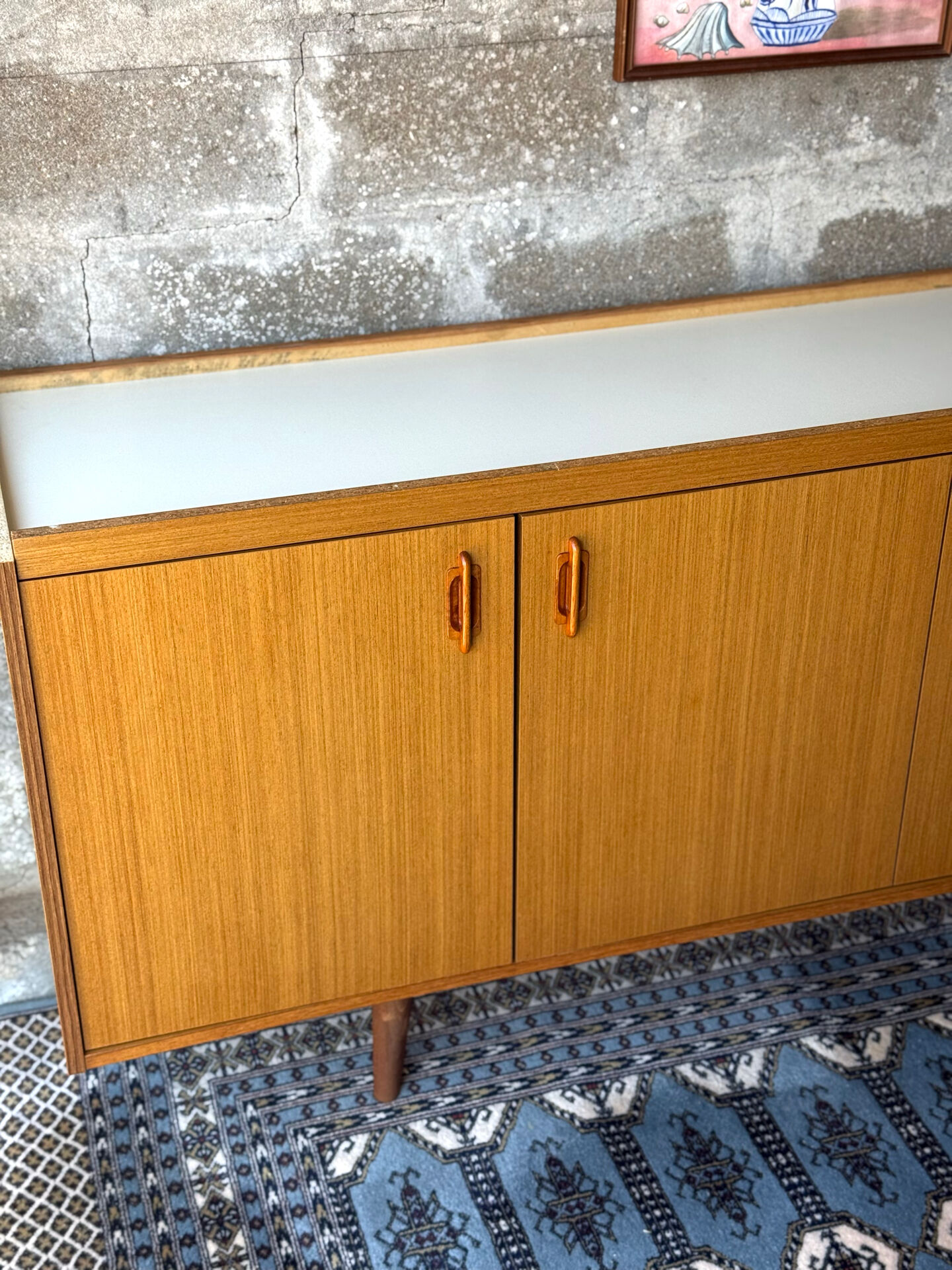 Enfilade scandinave vintage en teck, 1970