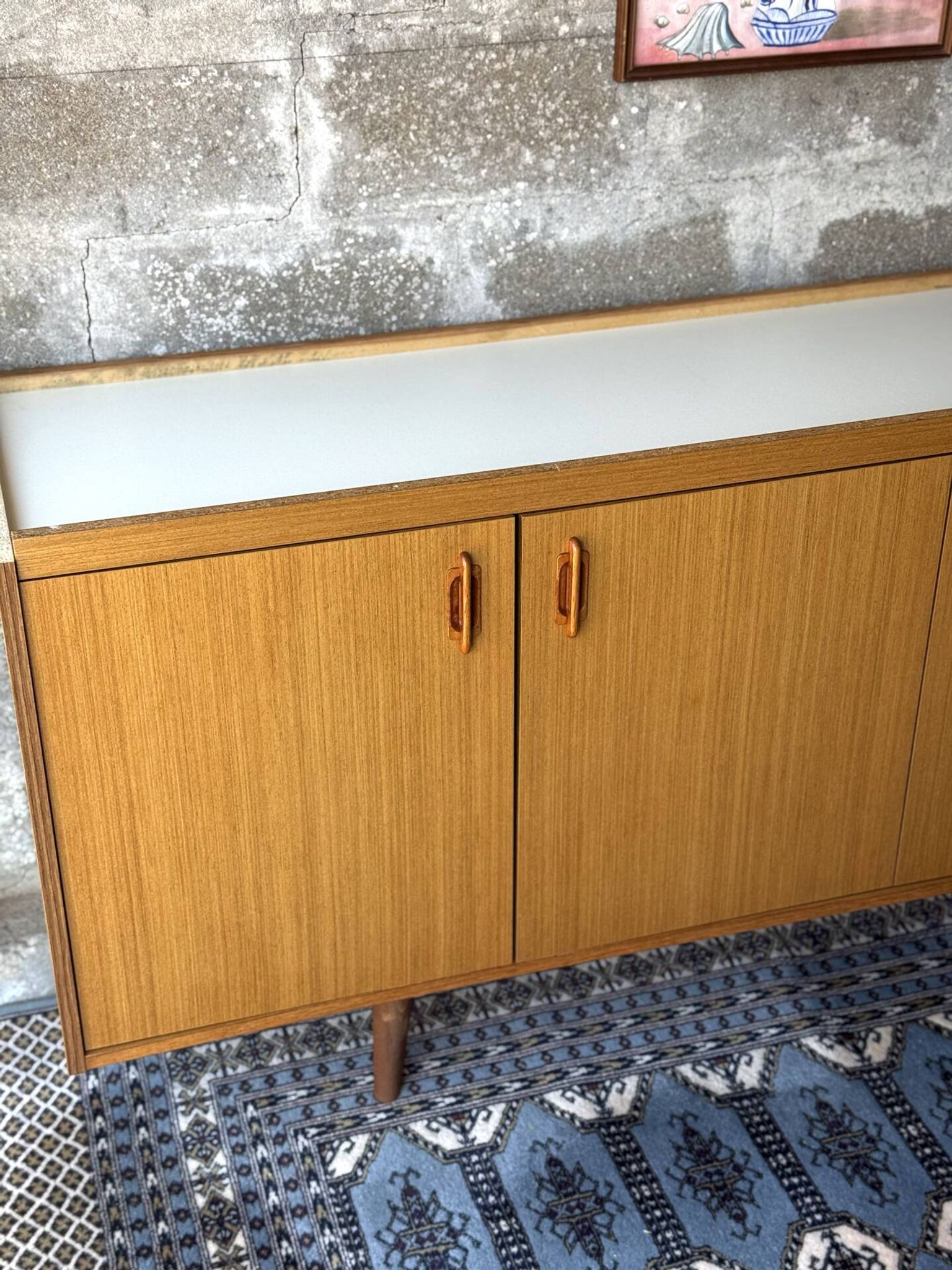 Enfilade scandinave vintage en teck, 1970