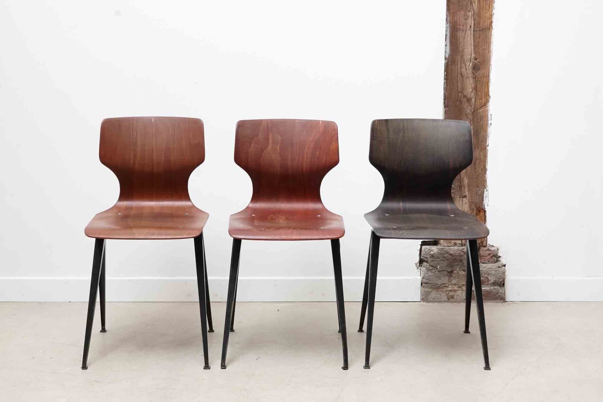 Chaise galvanitas s19 vintage ébène / noir