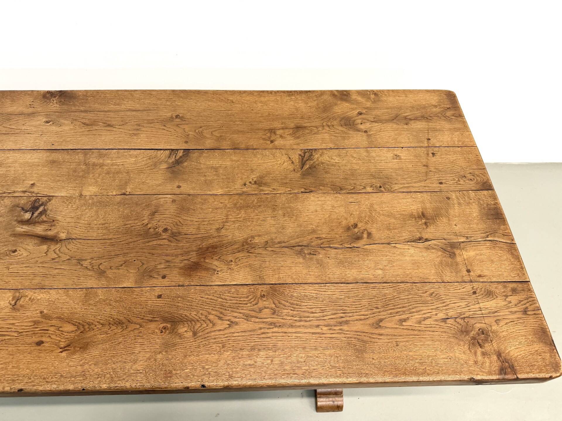 Table de monastère en chêne, circa 1900
