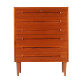 Commode vintage rétro danois en teck grand garçon des années 60/70