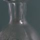 Carafe bottle with a stopper, engraved patterns, Baccarat, Golfe Juan