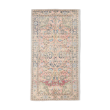 Farmhouse floral vintage rug 256x137cm