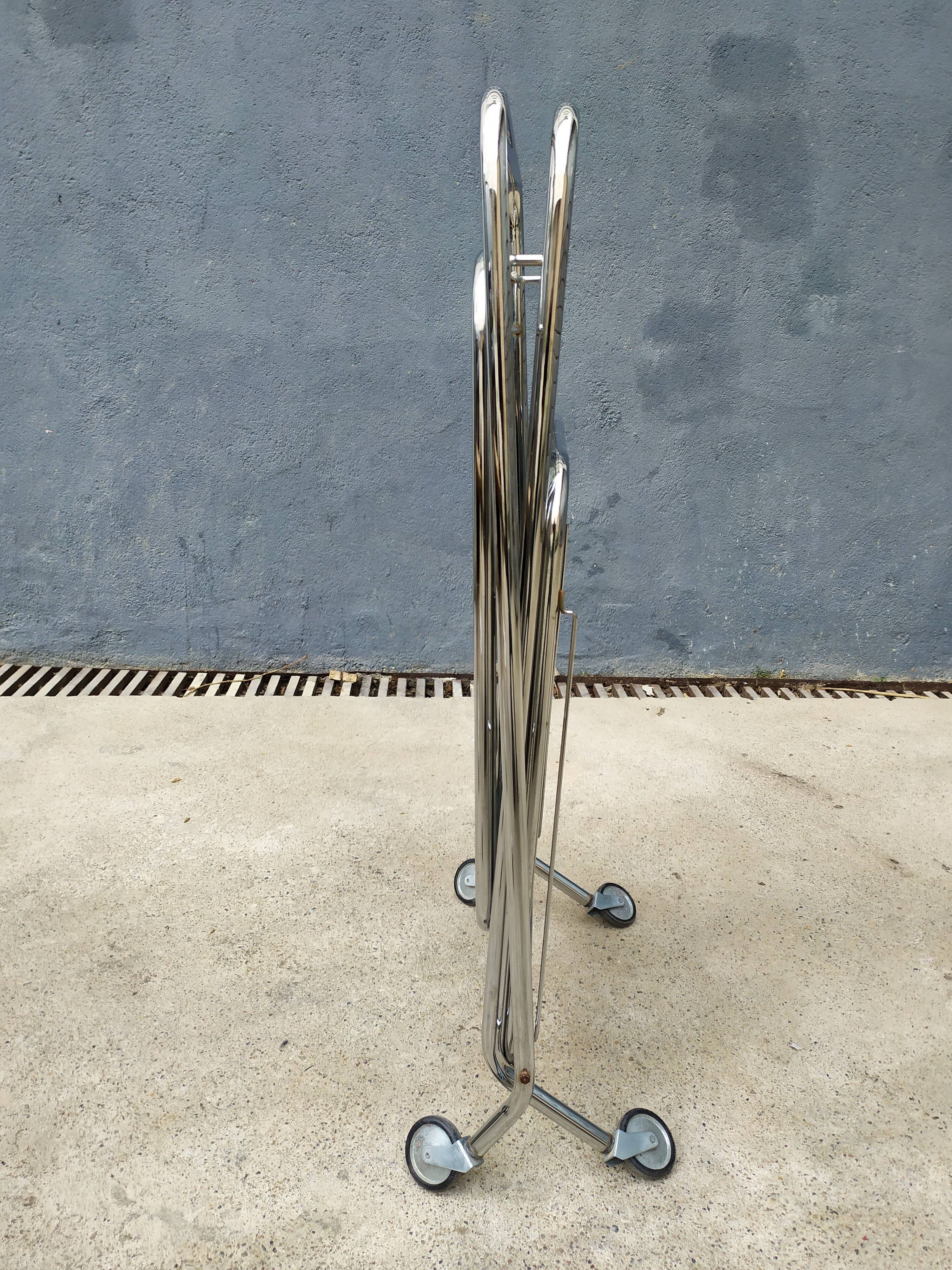 Vintage chrome bar cart