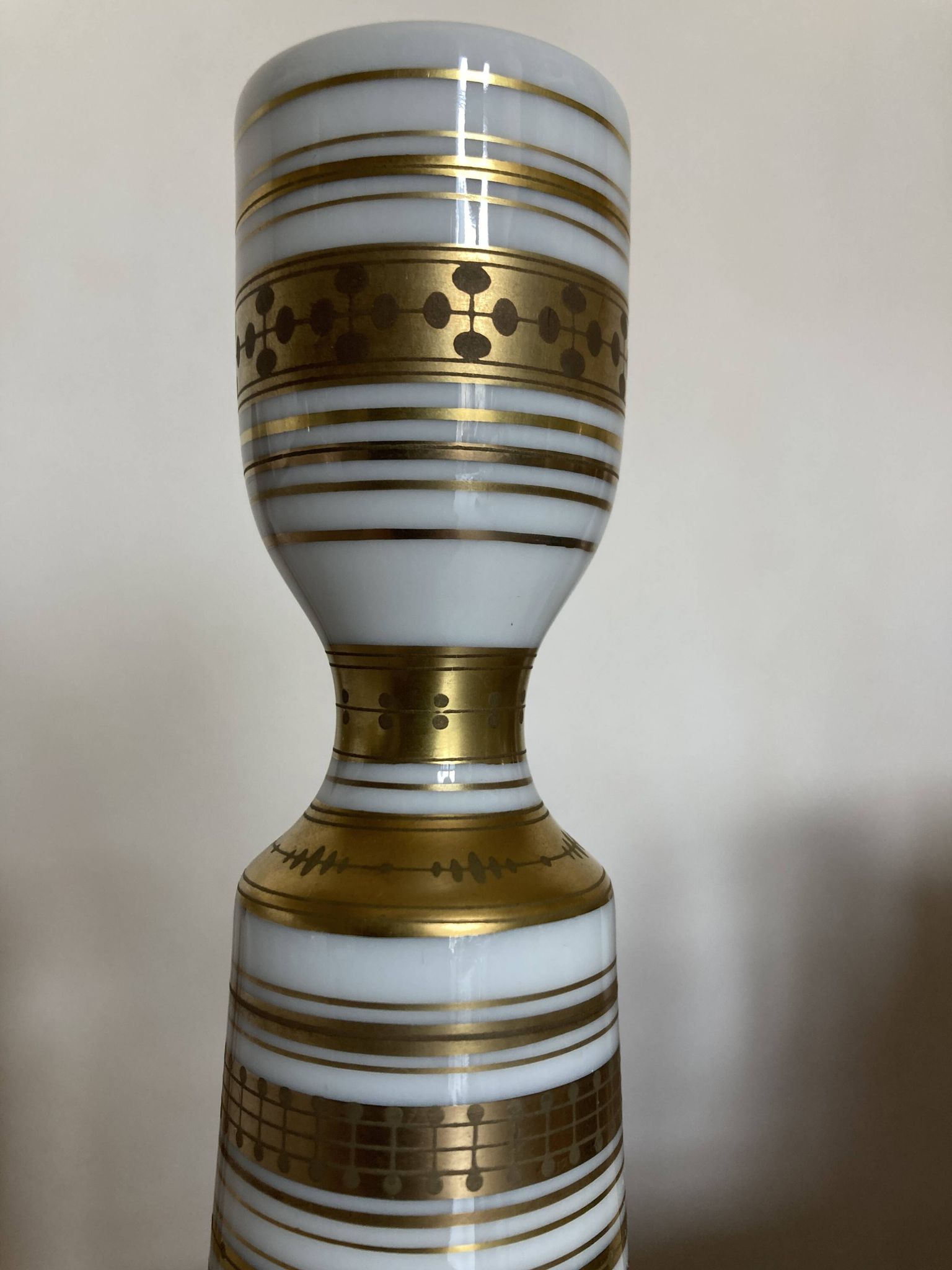 Bjorn Wiinblad candle holder Scandinavian Four Colors series Rosenthal 1960 numbered