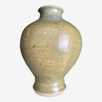 Vintage stoneware vase La Borne