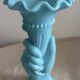 Antique Blue Opaline Hand Vase – Portieux Vallerysthal