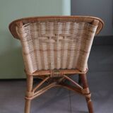 Children's rattan armchair
