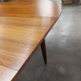 1968 transformable teak table in impeccable condition