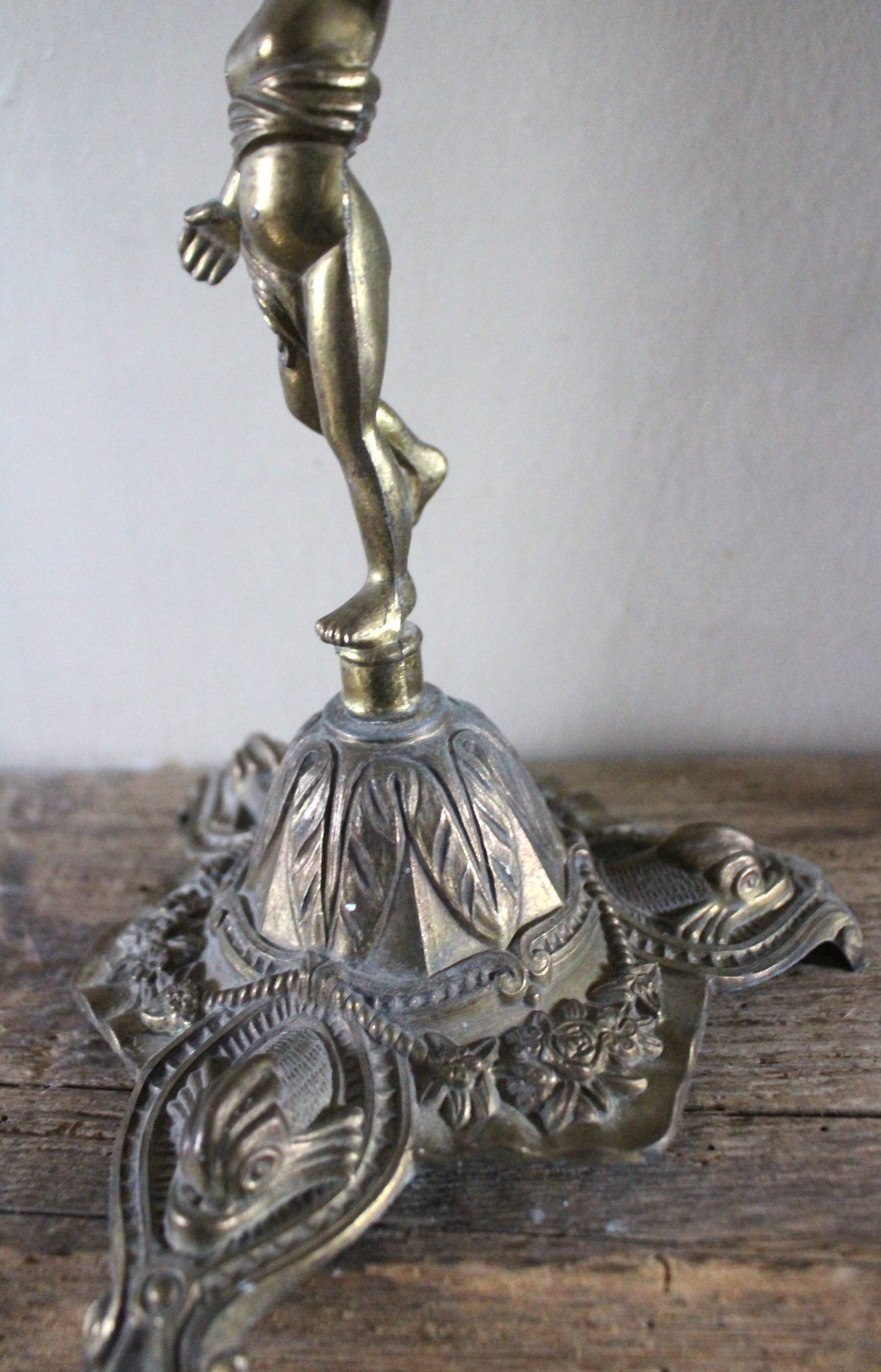 Regulated chandelier with three candle holders Angelot