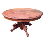 Large round oak table