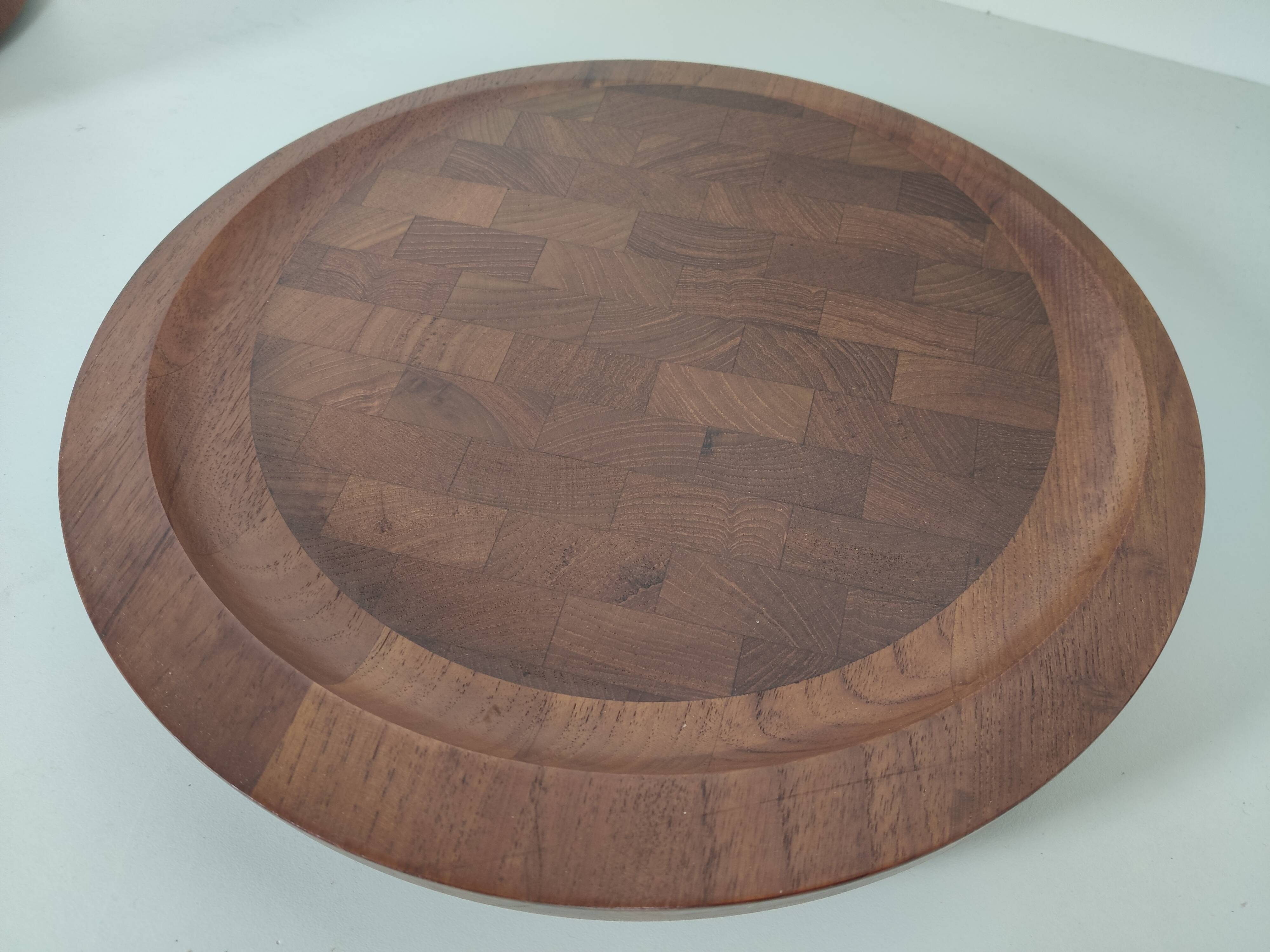Cutting board & teak bowl by Jens Quistgaard, Denmark 1960