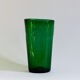 Italian bubbled blown glass vase from Empoli - Mid-20th century