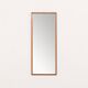Danish mid-century full size teak mirror, 1960s