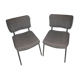Paire de chaises André Simard-Airborne des années 50