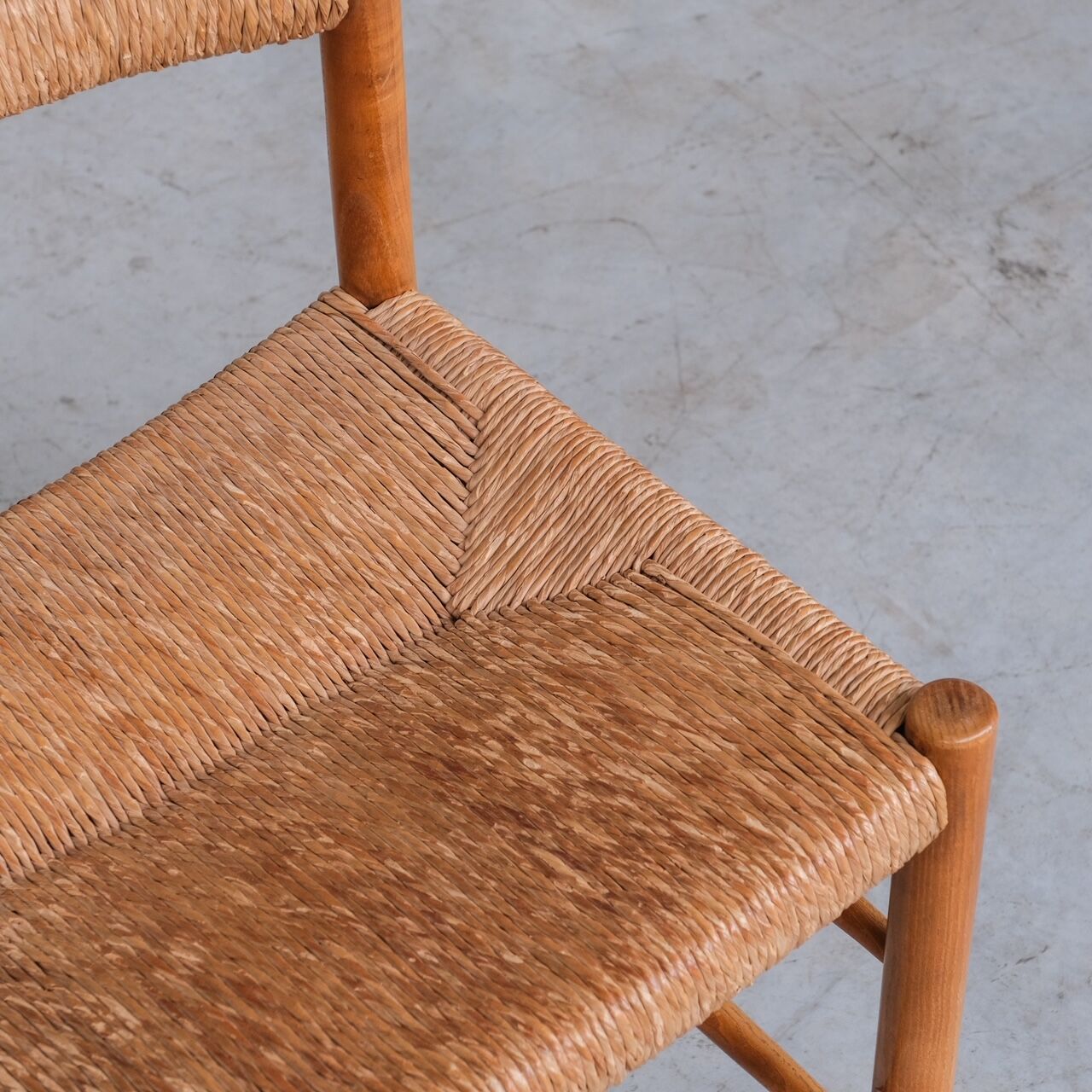 'Dordogne' Mid-Century Rush Dining Chairs