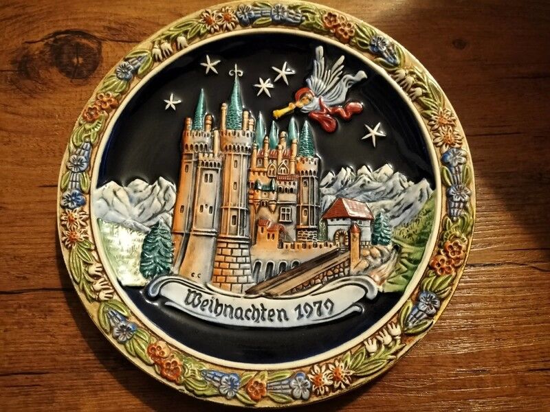 Assiette Weihnachten de 1979 Grenza série limitée