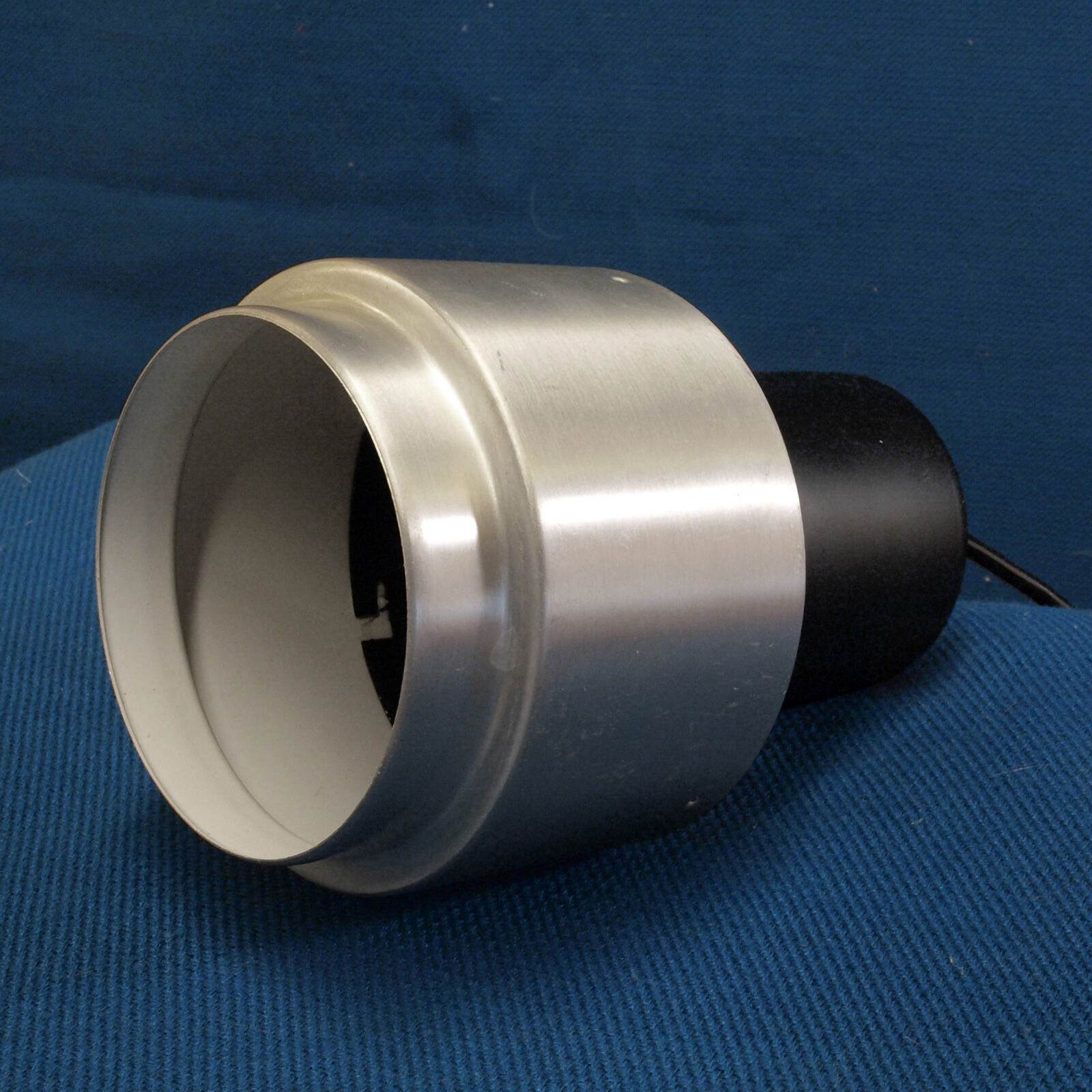 Suite de 4 suspensions space age en inox brossé